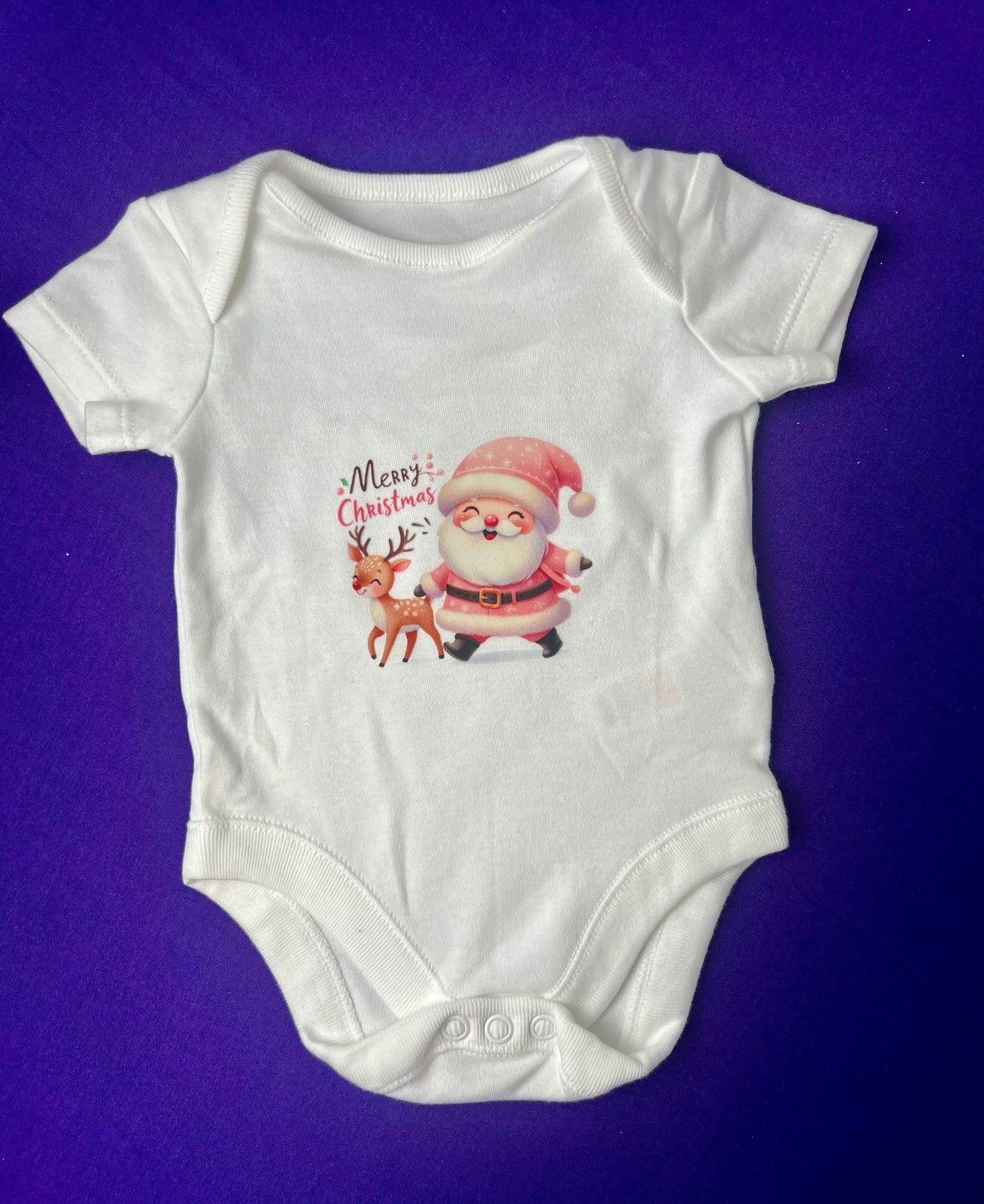Newborn & 3-6 Months - My 1st Christmas Baby Vest – Gonk Design