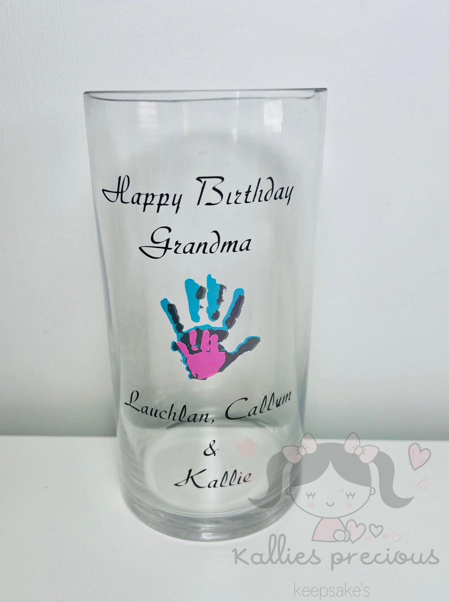 Personalised Gappy Birthday Vase image 0