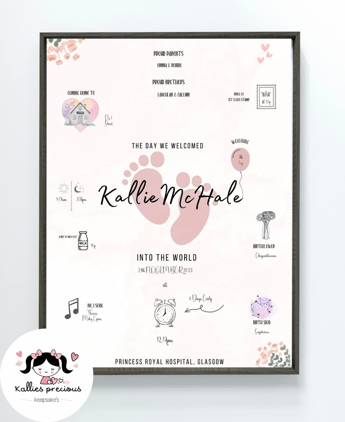 Personalised The Day We Welcome…. image 1