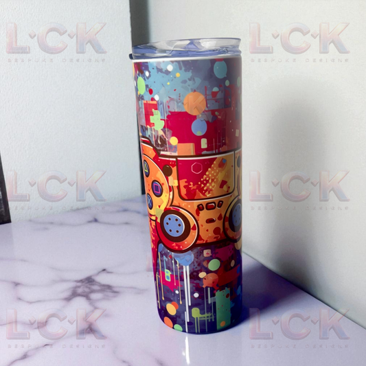 Gamer 20oz Tumbler | Colourful Stainless Steel Gaming Cup