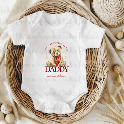 Red Bear - My Mummy Is My Valentines Vest