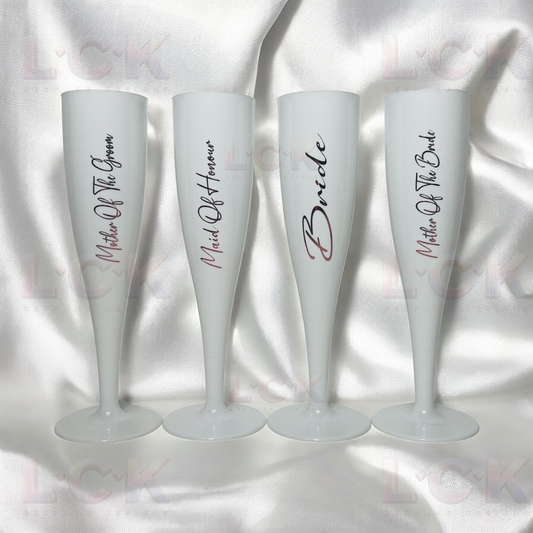 Bridal Party Flutes - 1 Flute